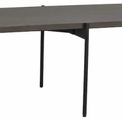 Rowico Shelton Sohvapöytä 145x60 Cm öljytty Ruskea, Mustat Metallijalat -Veke Myymälä rowico shelton 145x60 sohvapoyta oljyttyruskea mustatjalat1