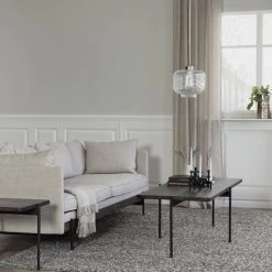 Rowico Shelton 3-istuttava Sohva Beige, Mustat Jalat -Veke Myymälä rowico shelton ruskeaoljytty sohvapoydat beigesohva