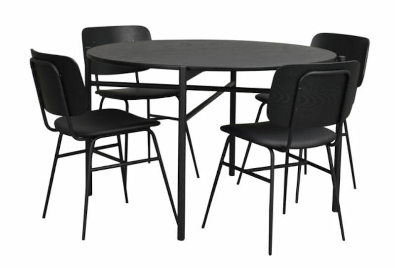 Rowico Skye Pyöreä Ruokapöytä Ø120cm Musta 6 Rowico Skye Pyöreä Ruokapöytä Ø120cm Musta - Image 4