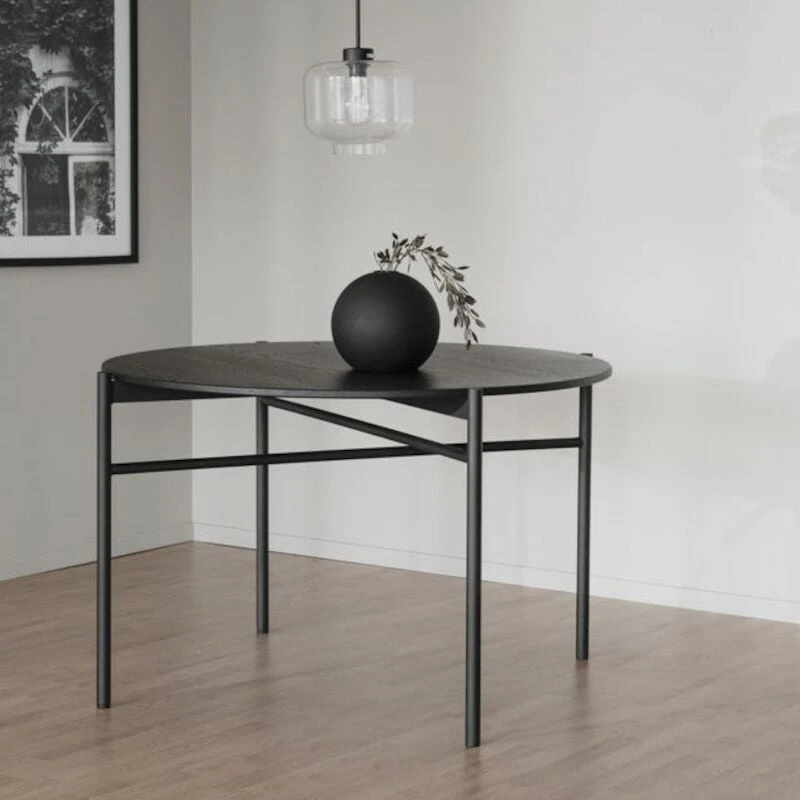 Rowico Skye Pyöreä Ruokapöytä Ø120cm Musta 4 Rowico Skye Pyöreä Ruokapöytä Ø120cm Musta - Image 2