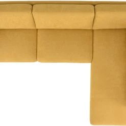 Veke Saarni Avokulmasohva Oikea Sinapinkeltainen Thomas 09, Jalat RI-18 Valkoinen ölj -Veke Myymälä saarni avokulmasohva sinapinkeltainenO