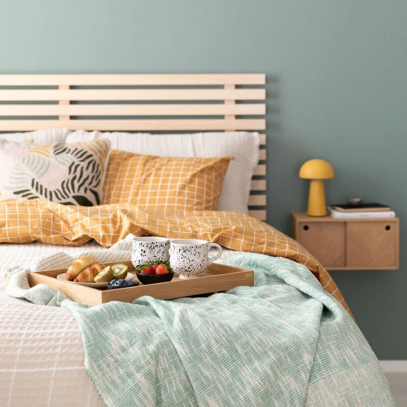 Veke Säleikkö Sängynpääty 180 Cm Lakattu Koivu 4 Veke Säleikkö Sängynpääty 180 Cm Lakattu Koivu - Image 2