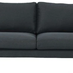 Veke Scandic Copenhagen 3-istuttava Sohva Tummanharmaa Malmo 96 , Mustat Jalat -Veke Myymälä scandic copenhagen sohva 3 istuttava tummanharmaa kuva edesta