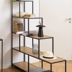 Ei Brändiä Seaford Avohylly 135x35x150 Cm Villitammi/musta