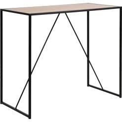 Ei Brändiä Seaford Baaripöytä 120x60 Cm Tammi/musta -Veke Myymälä seaford baaripoyta 120x60cm tammi musta 6