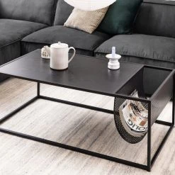 Ei Brändiä Seaford Sohvapöytä 110x60 Cm Tuhka/musta -Veke Myymälä seaford sohvapoyta 110x60cm tuhka musta