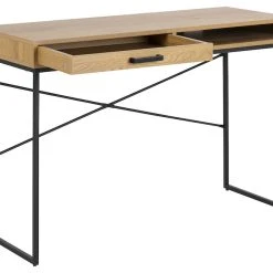 Ei Brändiä Seaford Työpöytä 110x45 Cm Villitammi/musta