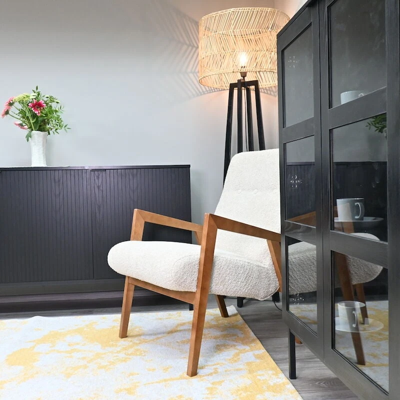 Tenstar Siera Korkea Vitriini 80x40x120 Cm Musta 4 Tenstar Siera Korkea Vitriini 80x40x120 Cm Musta - Image 2