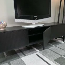 Tenstar Siera Viihdetaso 160 Cm Musta -Veke Myymälä siera viihdetaso musta7