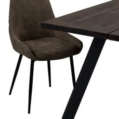 Rowico Sierra Tuoli, Ruskea Tekstiilinahka -Veke Myymälä sierra tuoli mullvad musta 110384 5