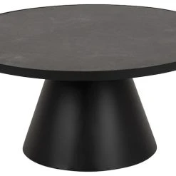 Ei Brändiä Soli Pyöreä Sohvapöytä Ø85,7 Cm Musta -Veke Myymälä soli pyorea sohvapoyta 85cm musta 5