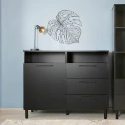 Hiipakka Solo Senkki 120x44,5x97 Cm Hunajatammi -Veke Myymälä solo senkki musta bs