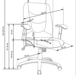 Halmar Stilo Työtuoli Musta 7 Halmar Stilo Työtuoli Musta -Veke Myymälä stilo ty tuoli mitat