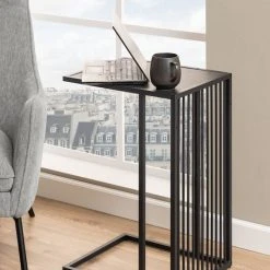 Ei Brändiä Strington Sivupöytä 35x43 Cm Musta Mamori -Veke Myymälä strington sivupoyta 35x43cm musta marmori 1