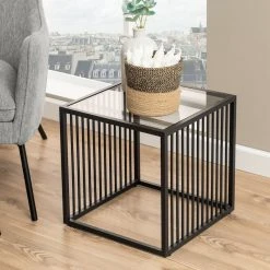 Ei Brändiä Strington Sivupöytä 40x40 Cm Musta -Veke Myymälä strington sivupoyta 40x40cm musta 3