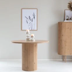 Veke Taimi Pyöreä Ruokapöytä Ø100 Cm Hiekka -Veke Myymälä taimi pyorea ruokapoyta 100 cm hiekka web 12