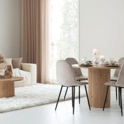 Veke Taimi Pyöreä Ruokapöytä Ø100 Cm Hiekka -Veke Myymälä taimi pyorea ruokapoyta 100 cm hiekka web 18