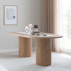 Veke Taimi Ovaali Ruokapöytä 210x100 Cm Hiekka -Veke Myymälä taimi ovaali ruokapoyta 210x100 cm hiekka web 38