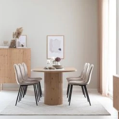 Veke Taimi Ovaali Ruokapöytä 210x100 Cm Hiekka -Veke Myymälä taimi ovaali ruokapoyta 210x100 cm hiekka web 5