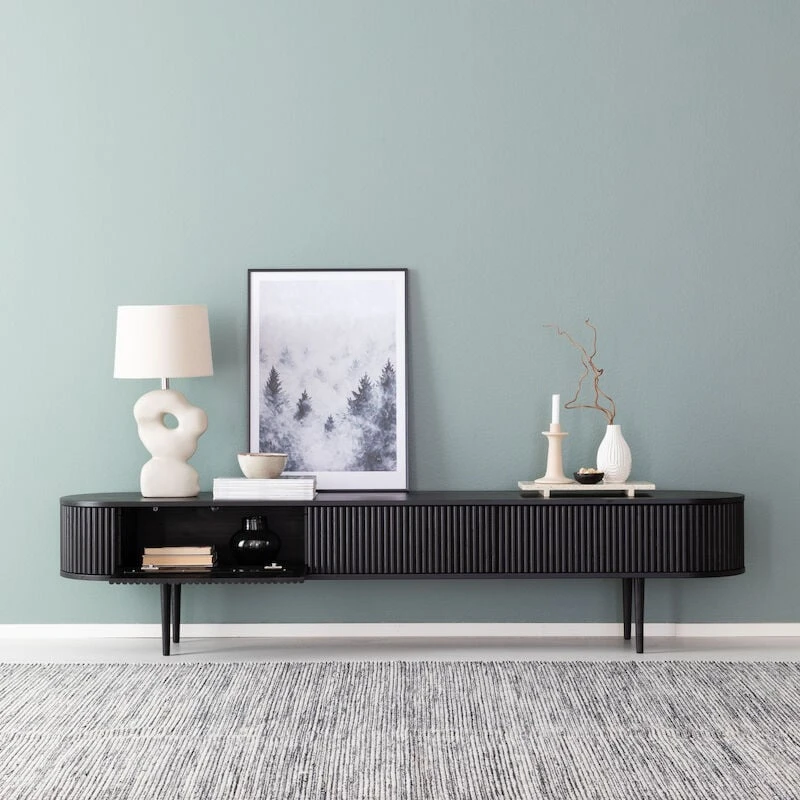 Veke Taimi Tv-taso 209x41x47 Cm Hiili 3 Veke Taimi Tv-taso 209x41x47 Cm Hiili