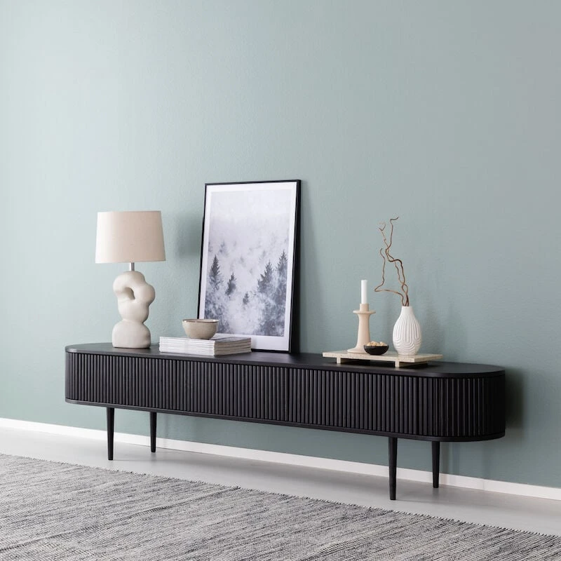 Veke Taimi Tv-taso 209x41x47 Cm Hiili 7 Veke Taimi Tv-taso 209x41x47 Cm Hiili - Image 5