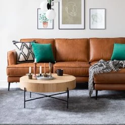 Eureka Mason Sohvapöytä 80 Cm Tammi/musta