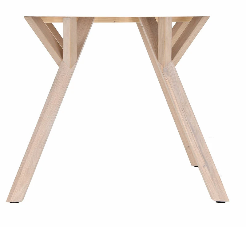 Veke Lana Pöydän Tammijalat Valkolakattu Tammi 5 Veke Lana Pöydän Tammijalat Valkolakattu Tammi - Image 3