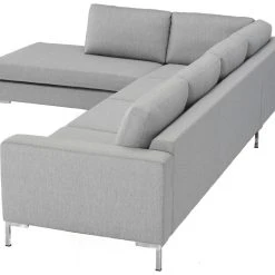 Veke Toronto XL-avokulmasohva Vasen Vaaleanharmaa Surprise 25T6 Kangas, L1-metalli -Veke Myymälä tor5l 830