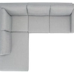 Veke Toronto Avokulmasohva Vasen Vaaleanharmaa Surprise 25T6 Kangas, L1-metallijala -Veke Myymälä toronto avokulmasohva vaaleanharmaa vasen 02 1