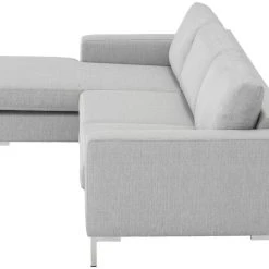 Veke Toronto Divaanisohva Vaaleanharmaa Surprise 25T6 Kangas, Metallijalat