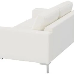 Veke Toronto 2-istuttava Sohva Valkoinen Madryt White 910 PU-keinonahka, Metallijalat -Veke Myymälä toronto sohva 2 istuttava valkoinen keinonahka 00