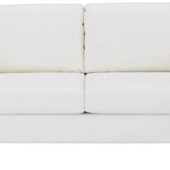 Veke Toronto 2-istuttava Sohva Valkoinen Madryt White 910 PU-keinonahka, Metallijalat