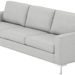 Veke Toronto 3-istuttava Sohva Vaaleanharmaa Surprise 25T6 Kangas, Metallijalat -Veke Myymälä toronto sohva 3 istuttava vaaleanharmaa 1 1