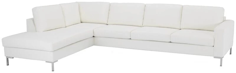 Veke Toronto XL-avokulmasohva Vasen Valkoinen Madryt 910 PU-keinonahka, L1-metallija 7 Veke Toronto XL-avokulmasohva Vasen Valkoinen Madryt 910 PU-keinonahka, L1-metallija - Image 5