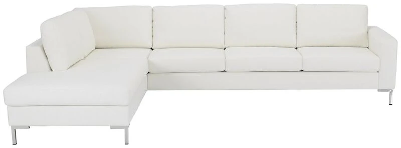 Veke Toronto XL-avokulmasohva Vasen Valkoinen Madryt 910 PU-keinonahka, L1-metallija 6 Veke Toronto XL-avokulmasohva Vasen Valkoinen Madryt 910 PU-keinonahka, L1-metallija - Image 4