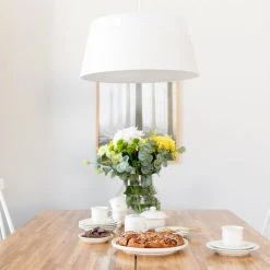 Veke Tuohi-Lotta 4-hengen Ruokailuryhmä Valkoinen/lakattu Tammi