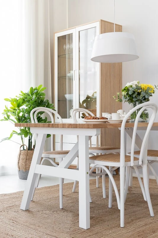 Veke Tuohi Lankkupöytä 150x95 Cm Lakattu Tammi/ Valkoinen 3 Veke Tuohi Lankkupöytä 150x95 Cm Lakattu Tammi/ Valkoinen