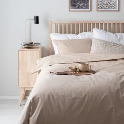 Veke Rima Sänky 160x200 Cm Koivu Luonnonväri -Veke Myymälä tuuli perkaalipussilakanasetti 150x210cm hiekka web 2