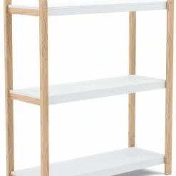 Umbra Bellwood Seisova Hylly 3 Tasoa 71,1x26x90,1cm Luonnonväri/valkoinen