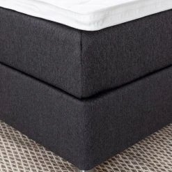 Unia 100 Jenkkisänkypaketti 160x200 Cm Tummanharmaa, 5 Cm Prof Vm, Metallijalat -Veke Myymälä unia 100 jenkkisanky 160x200cm kulma