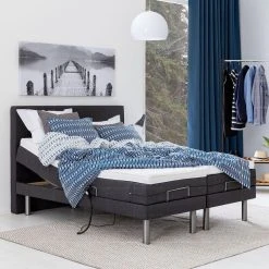 Unia 100 Moottorisänkypaketti 160x200 Cm, 5cm Prof Vm, Metallijalat 10 Unia 100 Moottorisänkypaketti 160x200 Cm, 5cm Prof Vm, Metallijalat -Veke Myymälä unia 100 moottorisanktypaketti 160x200 paaty nostetty