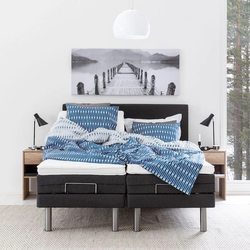 Unia 100 Moottorisänkypaketti 160x200 Cm, 5cm Prof Vm, Metallijalat 4 Unia 100 Moottorisänkypaketti 160x200 Cm, 5cm Prof Vm, Metallijalat - Image 2