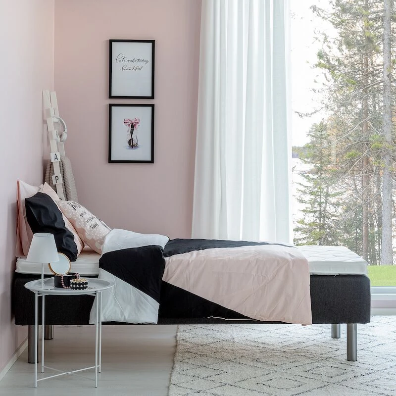 Unia 100 Runkopatjapaketti 80x200 Cm, 5cm Prof Vm, Metallijalat 4 Unia 100 Runkopatjapaketti 80x200 Cm, 5cm Prof Vm, Metallijalat - Image 2