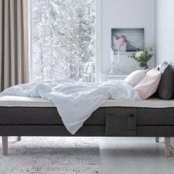 Unia 300 Moottorisänkypaketti 120x200 Cm L T.harmaa, 8cm Prof Vm, Jalat 23cm Roy