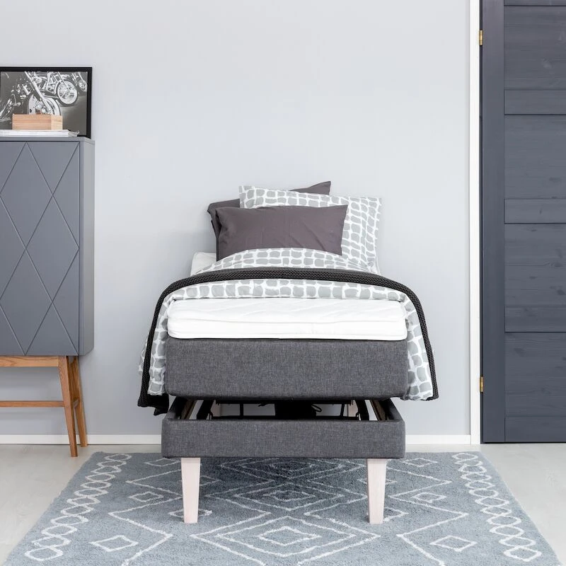 Unia 300 Moottorisänkypaketti 80x200 Cm M T.harmaa, 8cm Prof Vm, Jalat 23cm Roya 5 Unia 300 Moottorisänkypaketti 80x200 Cm M T.harmaa, 8cm Prof Vm, Jalat 23cm Roya - Image 3