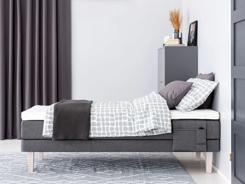 Unia 300 Moottorisänkypaketti 80x200 Cm M T.harmaa, 8cm Prof Vm, Jalat 23cm Roya 7 Unia 300 Moottorisänkypaketti 80x200 Cm M T.harmaa, 8cm Prof Vm, Jalat 23cm Roya - Image 5