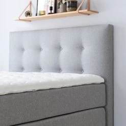 Unia 600 Jenkkisänkypaketti 160x200 Cm M/L V.harmaa, 8cm Prof Vm, Jalat 14cm Vio -Veke Myymälä unia 600 jenkkisankypaketti 160 vaaleanharmaa lahikuva web