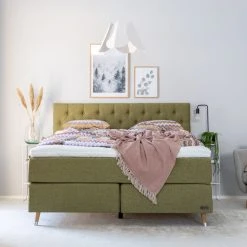 Unia 900 Jenkkisänkypaketti 160x200 Cm M/L Vihreä, Unia 600 Pp, J 14 Cm Viona Ta -Veke Myymälä unia 900 jenkkisankypaketti 180 vihrea 3 web