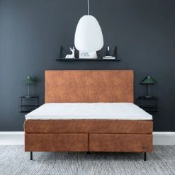 Unia Copenhagen Jenkkisänkypaketti 160x200 Cm L Konjakinruskea 5 Cm Profiloidull -Veke Myymälä unia copenhagen jenkkisanky web 12