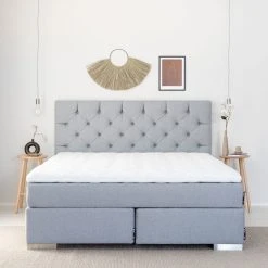 Unia Kulta Jenkkisänkypaketti 160x200 L HR35, Kulma Jaloilla, V.harmaa Fame 170 11 Unia Kulta Jenkkisänkypaketti 160x200 L HR35, Kulma Jaloilla, V.harmaa Fame 170 -Veke Myymälä unia kulta jenkkisankypaketti 180 vaaleanharmaa kulmajaloilla web 2 4